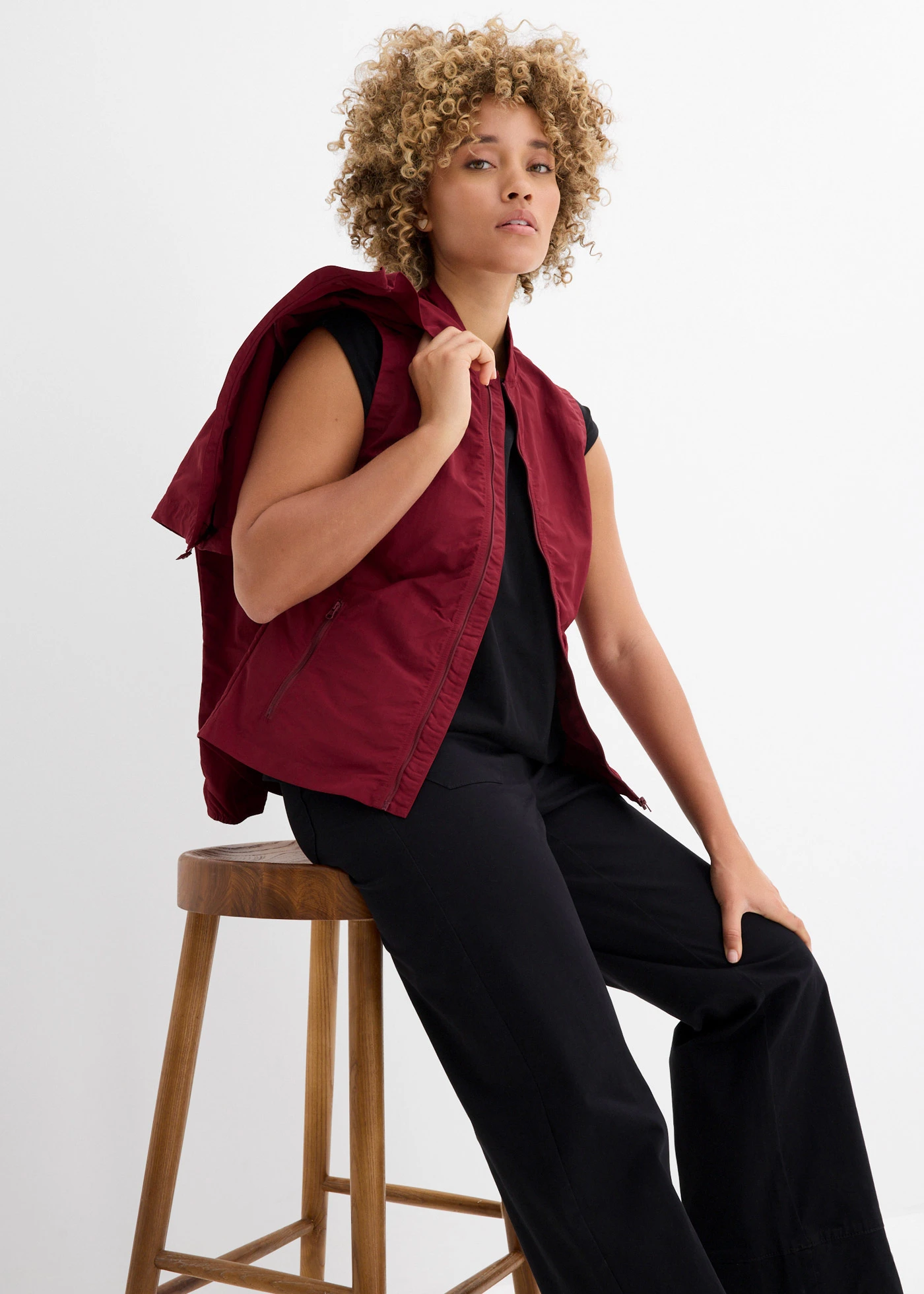 Veste 3 en 1 • rouge rubis • Boutique bonprix