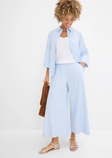 Pantalon palazzo • bleu poudré • Boutique bonprix