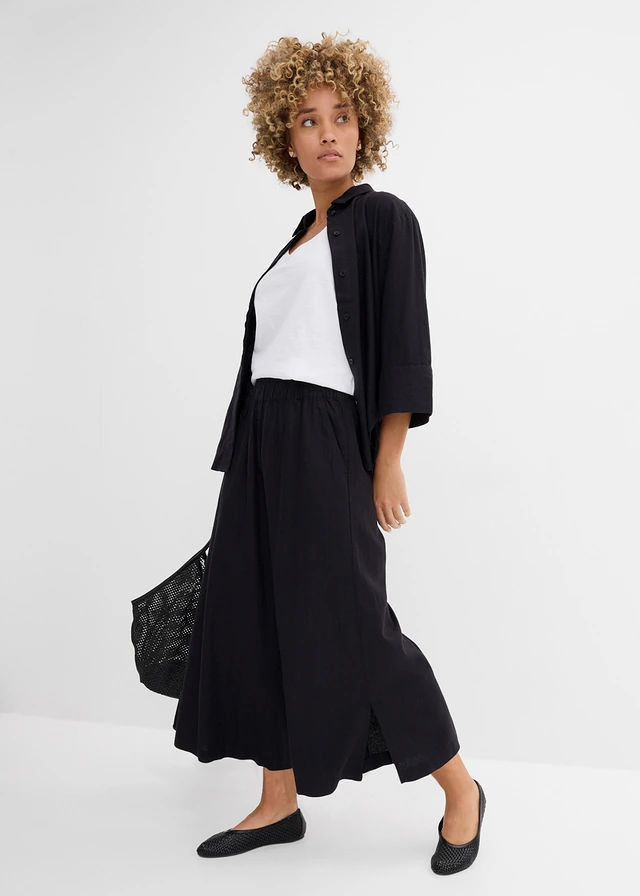 Pantalon palazzo • noir • product-page.page-title-suffix