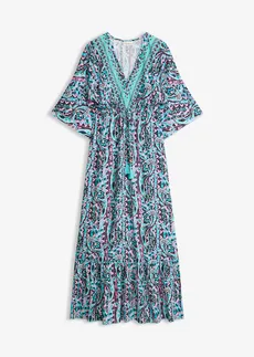 Maxi jurk van soepele viscose