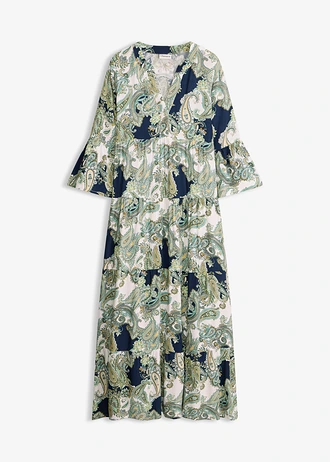 Rochie maxi din viscoză fluidă