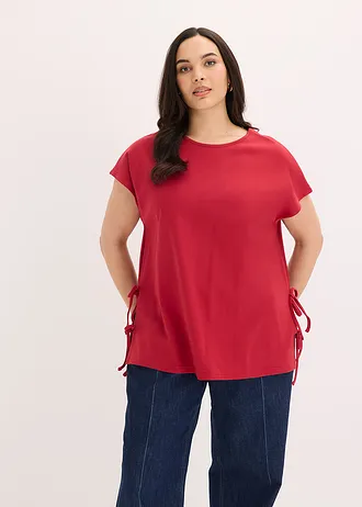 T-shirt 100% coton, Couleur: rouge cerise