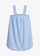 Robe de plage 100% coton, Couleur: bleu-blanc carreaux