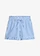 Short de plage 100% coton, Couleur: bleu-blanc carreaux