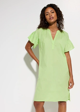 Robe de plage 100% coton, Couleur: vert céleri