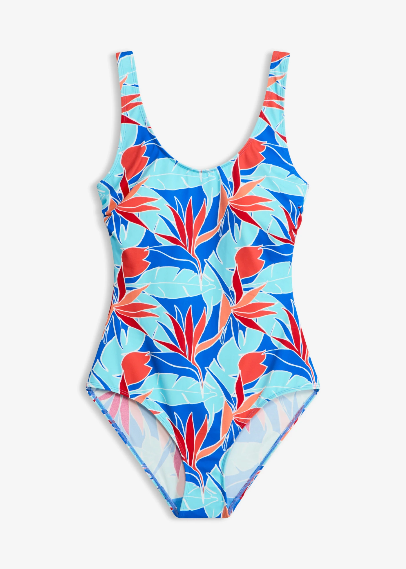 Costum de baie • albastru floral cu imprimeu • magazin bonprix