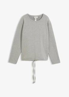 Sweater van biologisch katoen • lichtgrijs gemêleerd • bonprix online shop