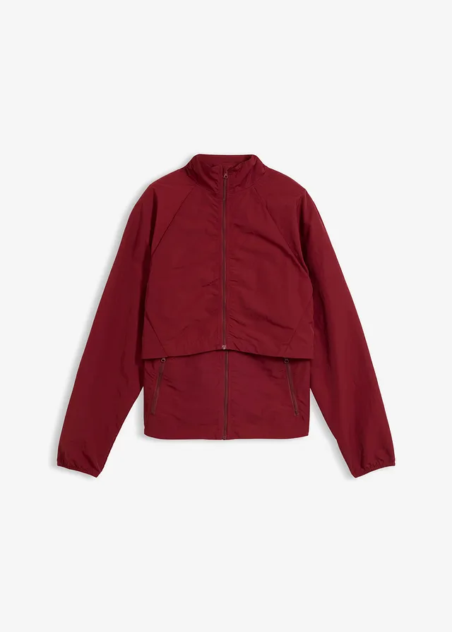 Kurtka 3 w 1 • czerwony rubinowy • sklep bonprix