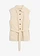 Vest met riem, van katoen, Kleur: kiezelgrijs