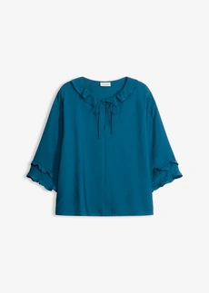Blouse bohème en  fine viscose mélangée