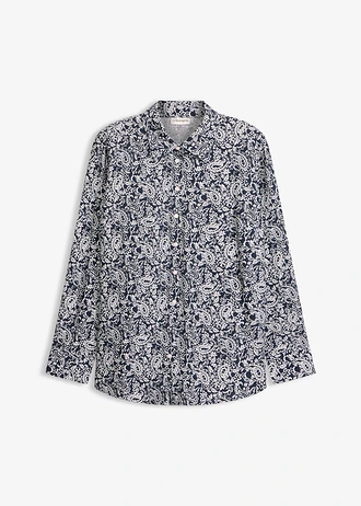 Blouse in een fijne viscosemix