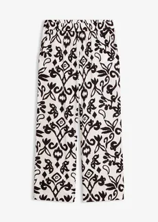 Pantalon large en viscose fluide