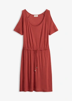 Strandjurk van fijne viscose • bruin • bonprix online shop