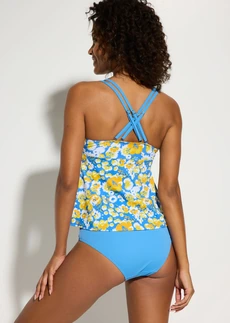 Tankini (2-dlg. set) • blauw bloemenprint • bonprix online shop