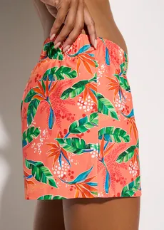 Șort de baie cu slip interior • corai floral cu imprimeu • magazin bonprix