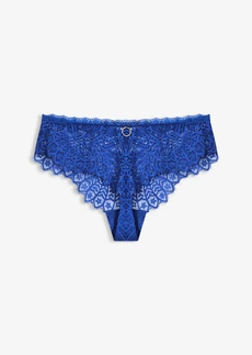Shorty string avec dentelle orientale • bleu cobalt • Boutique bonprix