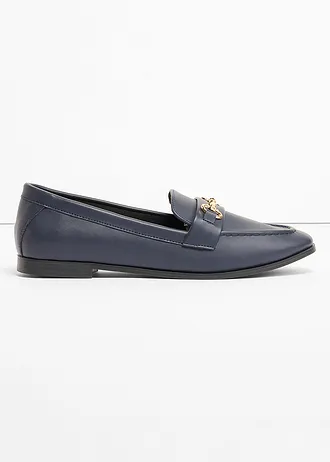 Loafers met gesp, Kleur: donkerblauw