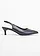Slingback pumps met smalle hak, Kleur: donkerblauw