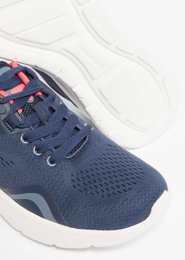Sneakers Kangaroos en matière souple • bleu foncé-rose vif • product-page.page-title-suffix