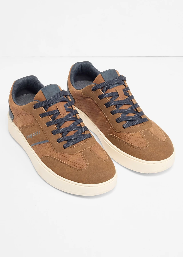 Sneakers van Bugatti, Kleur: cognac