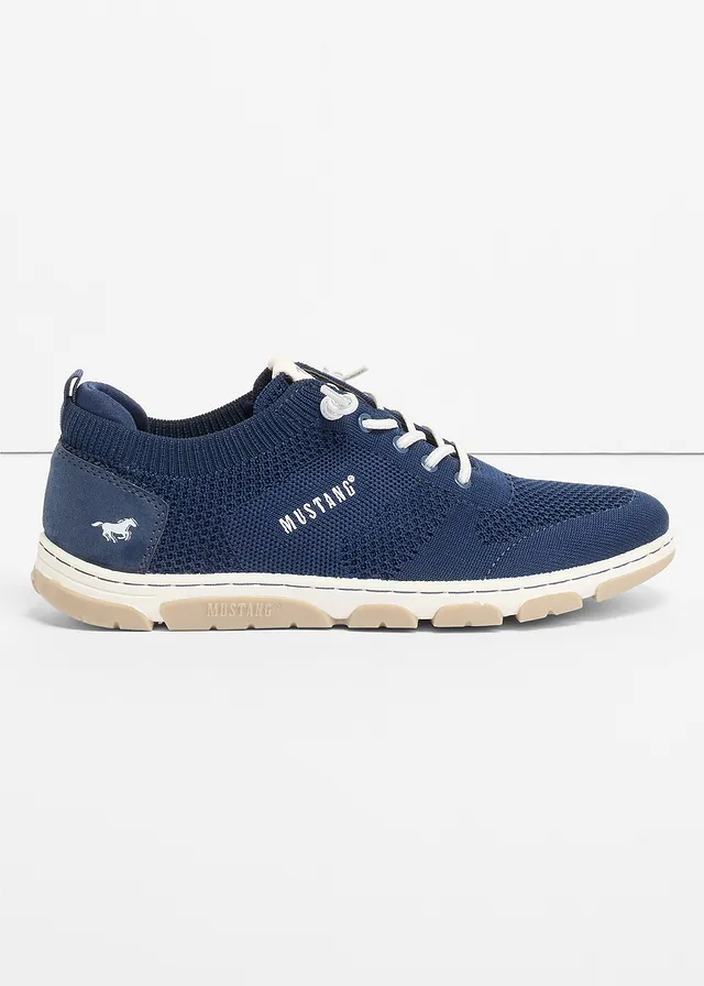 Chaussures pieds nus Mustang à semelle flexible • bleu foncé • Boutique bonprix