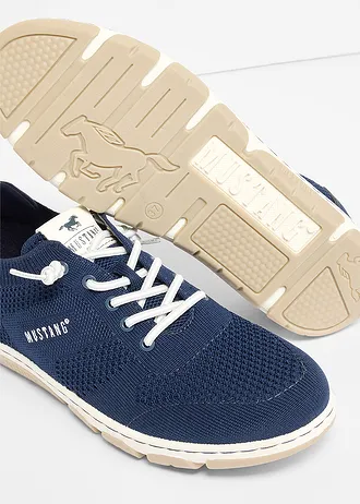 Chaussures pieds nus Mustang à semelle flexible, Couleur: bleu foncé
