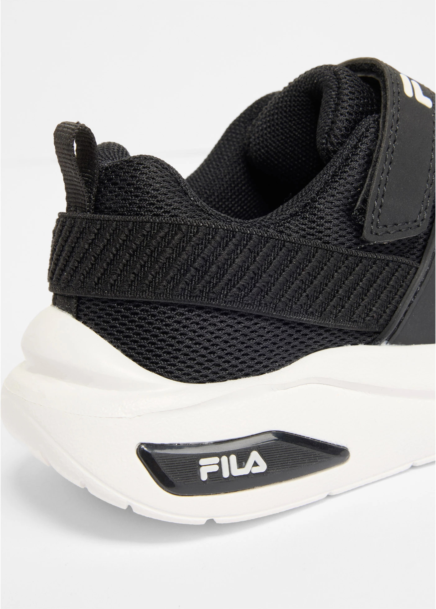 Sneakers Fila pour enfant à fermeture zippée • blanc + noir • Boutique bonprix