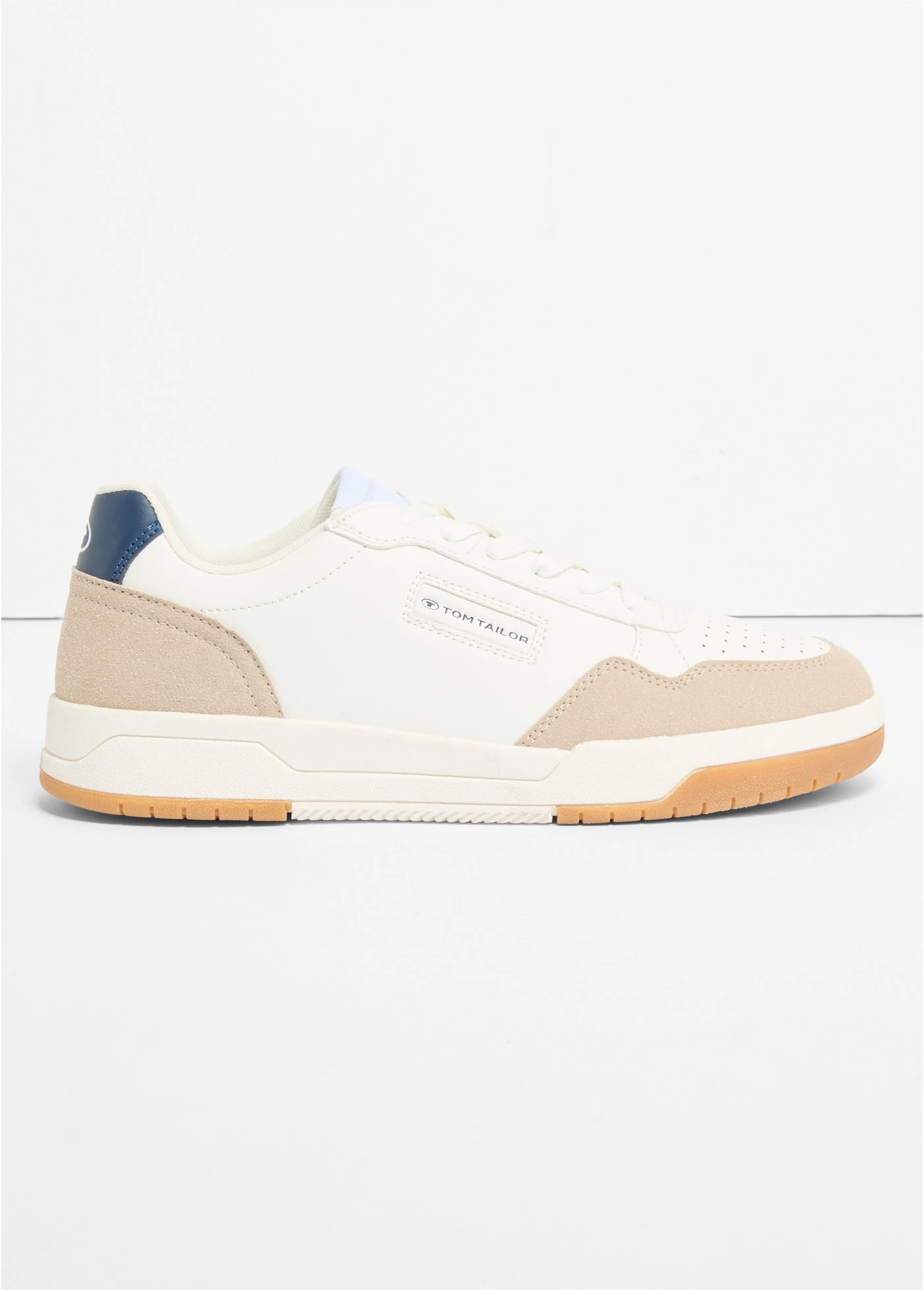 Sneakersy marki Tom Tailor • biało-granatowy • sklep bonprix