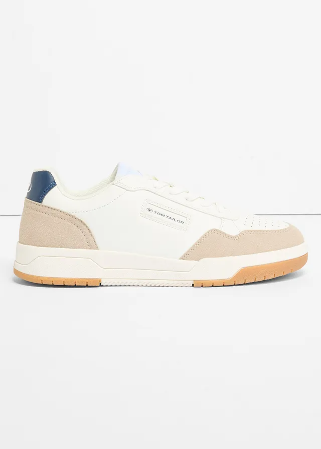Sneakers van Tom Tailor • wit-navy • bonprix online shop