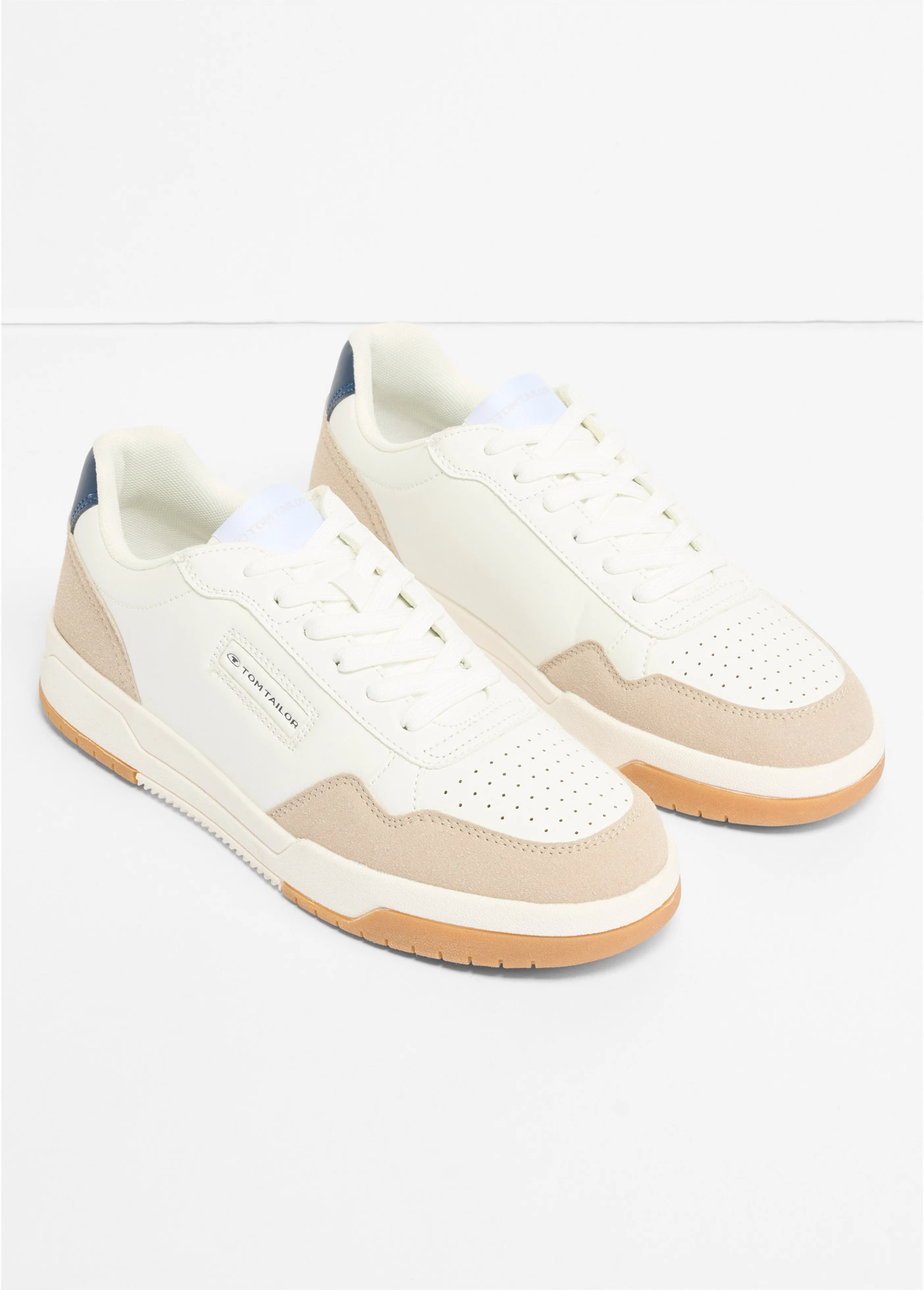 Sneakers van Tom Tailor • wit-navy • bonprix online shop