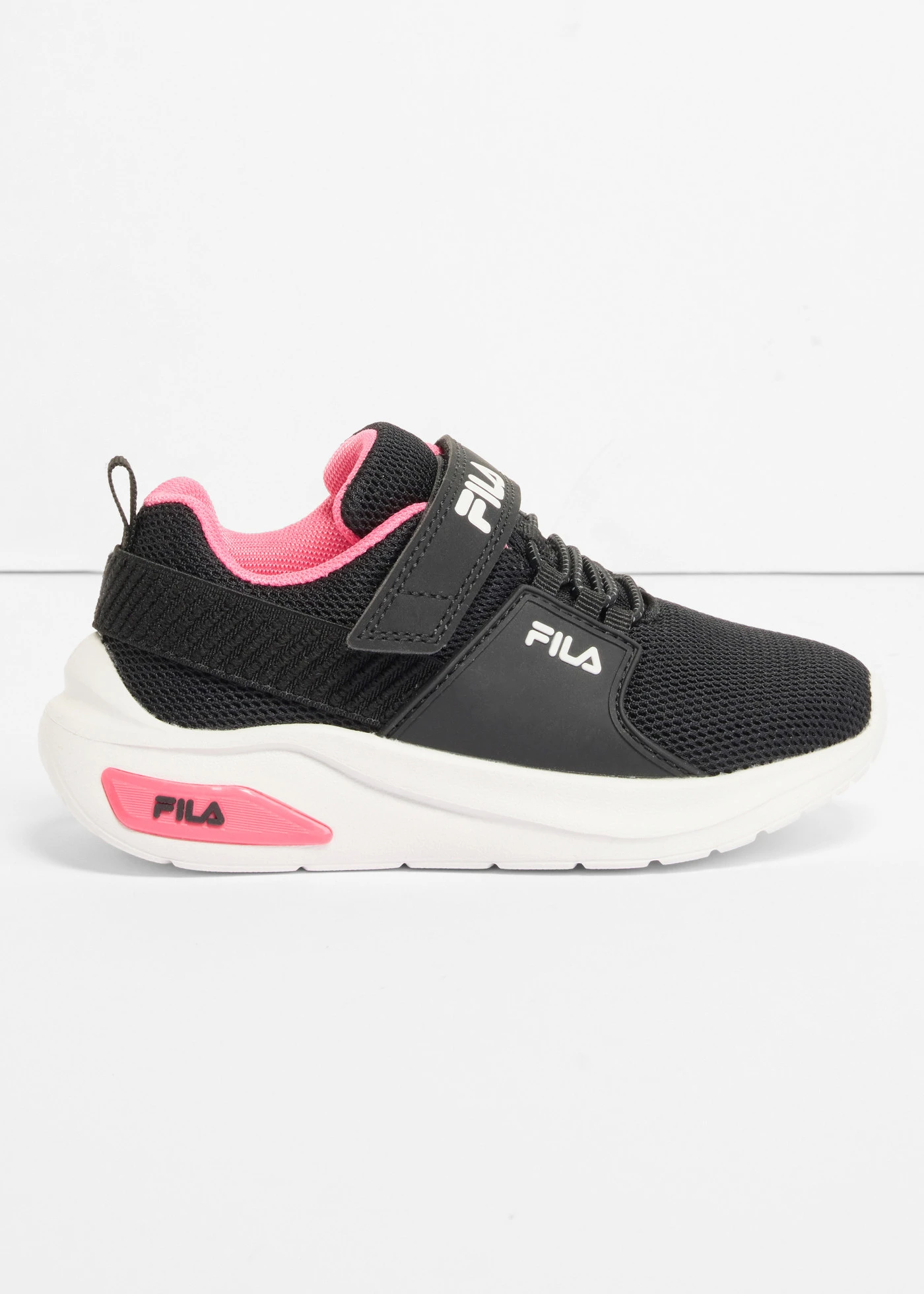 Fila gyermek szabadidőcipő tépőzárral • fekete/pink • bonprix áruház