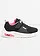 Fila-sneakers voor kinderen met klittenbandsluiting, Kleur: zwart/pink