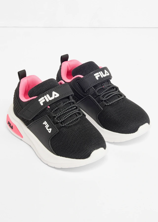 Fila-sneakers voor kinderen met klittenbandsluiting • zwart/pink • product-page.page-title-suffix
