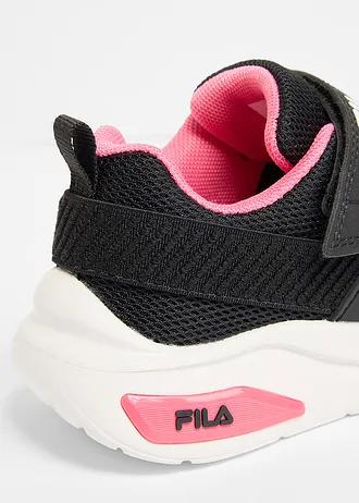 Sneakers Fila pour enfant à fermeture auto-agrippante • noir/rose • Boutique bonprix