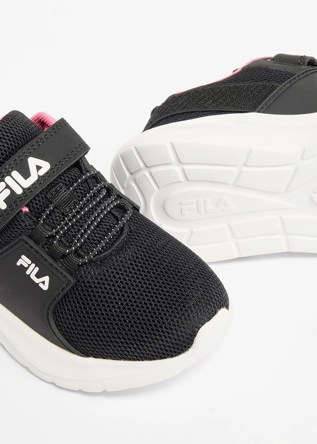 Sneakers Fila à scratch • noir/rose • Boutique bonprix