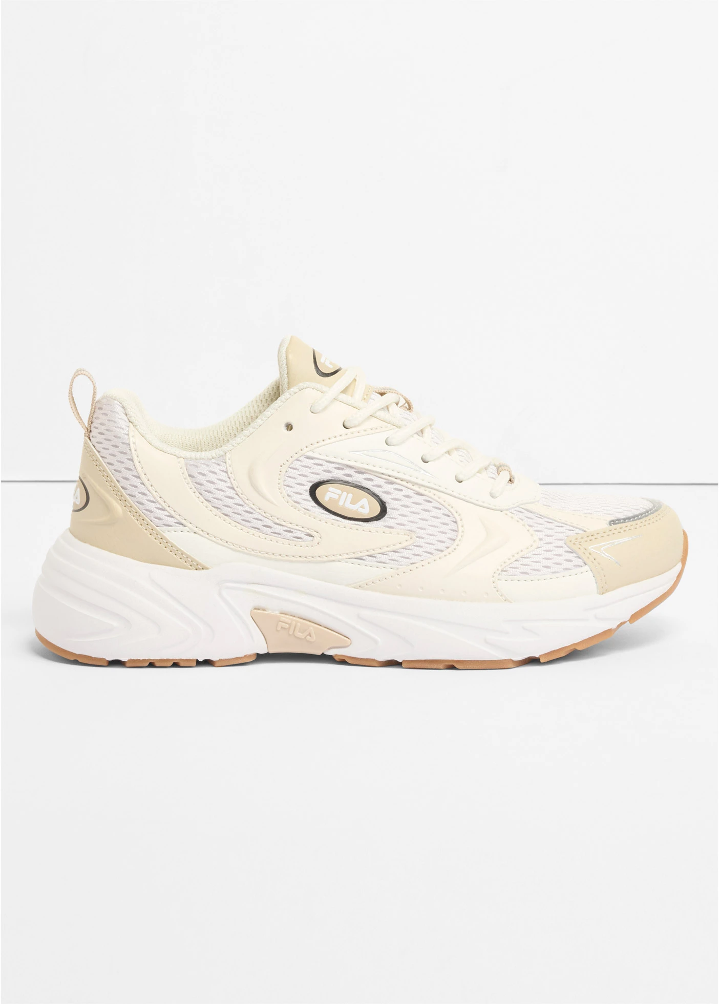 Fila Chunky cipő necc betéttel • bézs/fehér • bonprix áruház