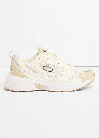 Sneakersy chunky marki Fila z siateczkową wstawką