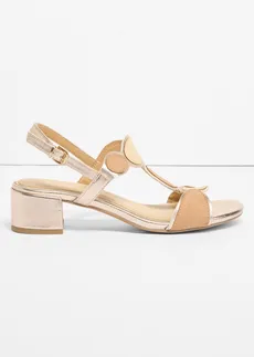 Marco Tozzi sandaletten • beige-bruin-goudkleur • bonprix online shop