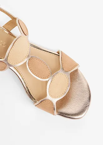 Sandale Marco Tozzi • bej-maro-auriu • magazin bonprix