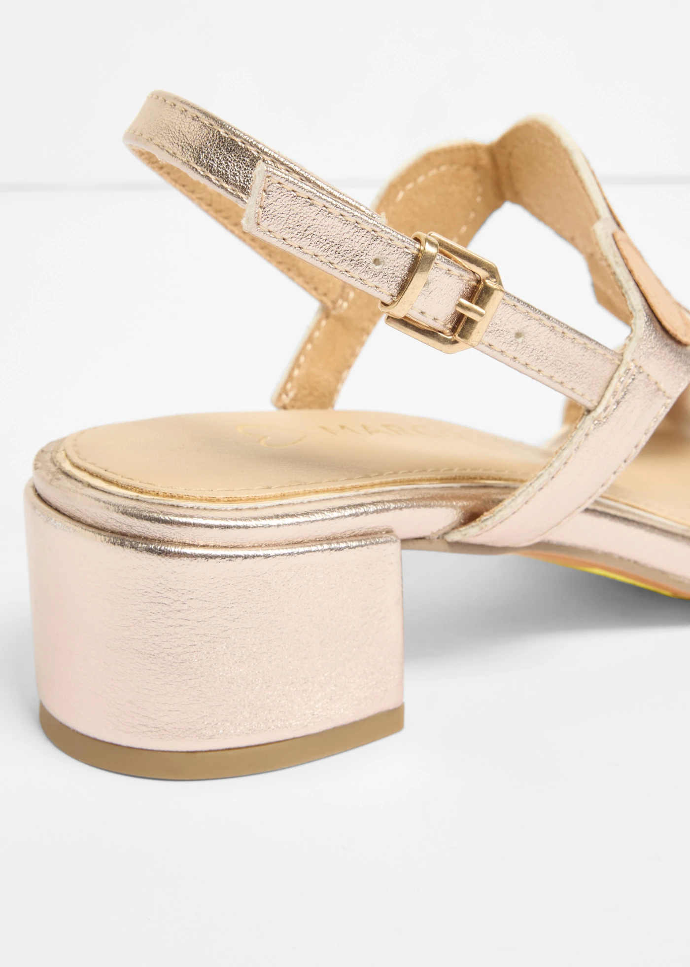 Sandales à talons Marco Tozzi • beige/marron/doré • Boutique bonprix