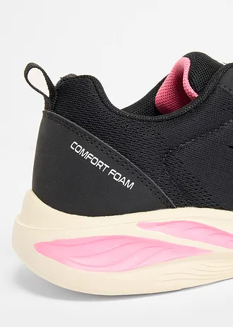 Sneakers Fila à semelle légère • noir - rose vif • Boutique bonprix