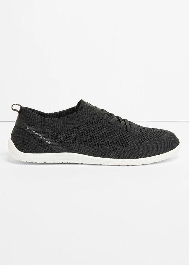 Chaussures pieds nus Tom Tailor avec semelle souple, Couleur: noir
