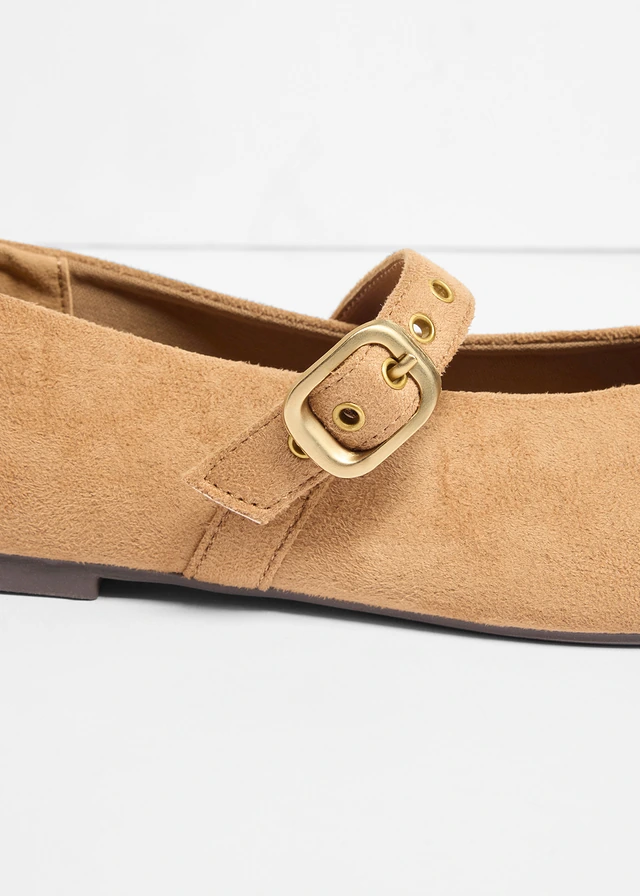 Ballerina's met gespen van Mary-Jane • lichtbruin • product-page.page-title-suffix