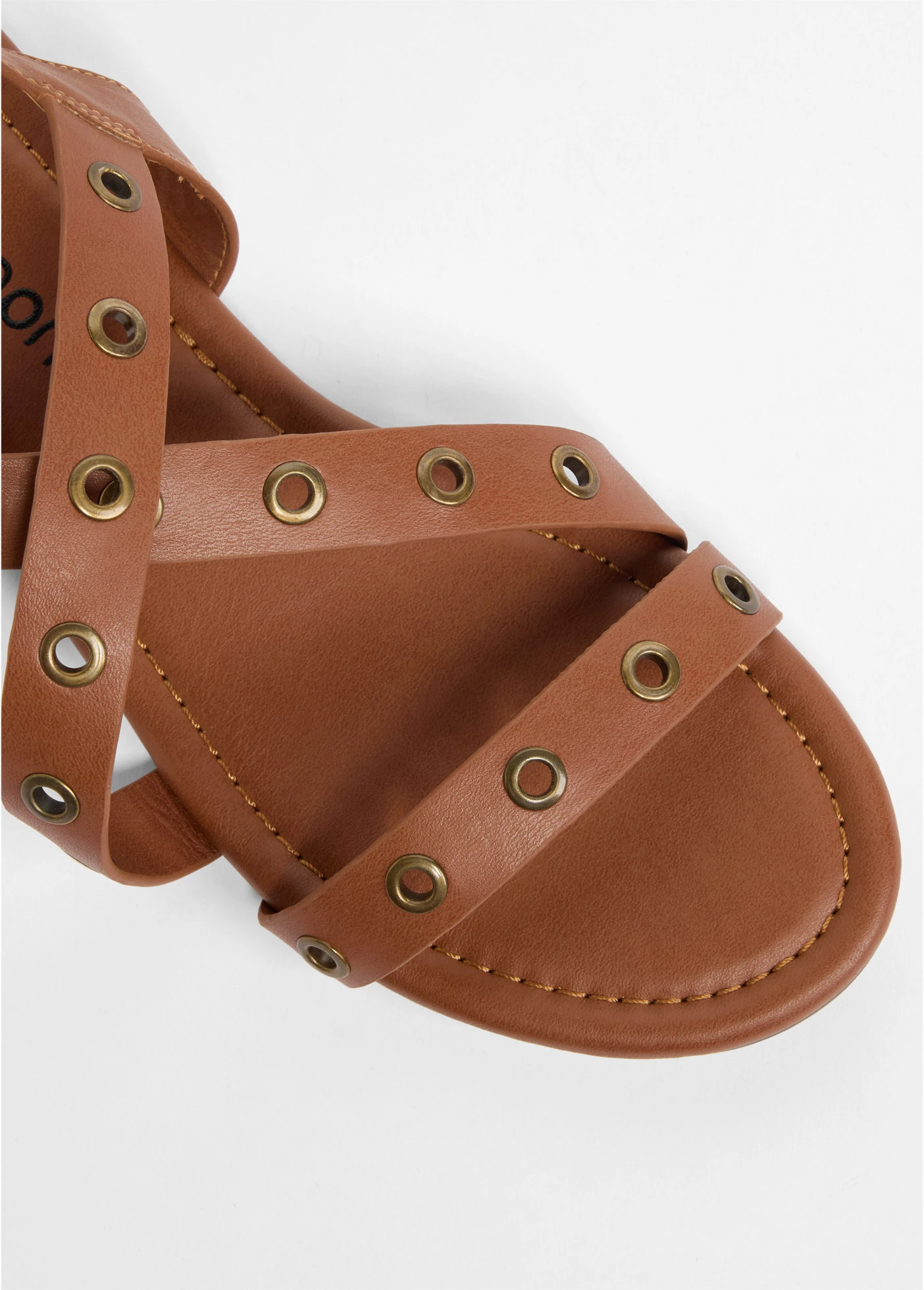 Sandalen met oogjes • bruin • bonprix online shop