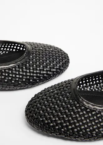 Baleríny z měkkého materiálu • černá • bonprix obchod