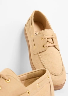 Loafers met veters • lichtsand • bonprix online shop