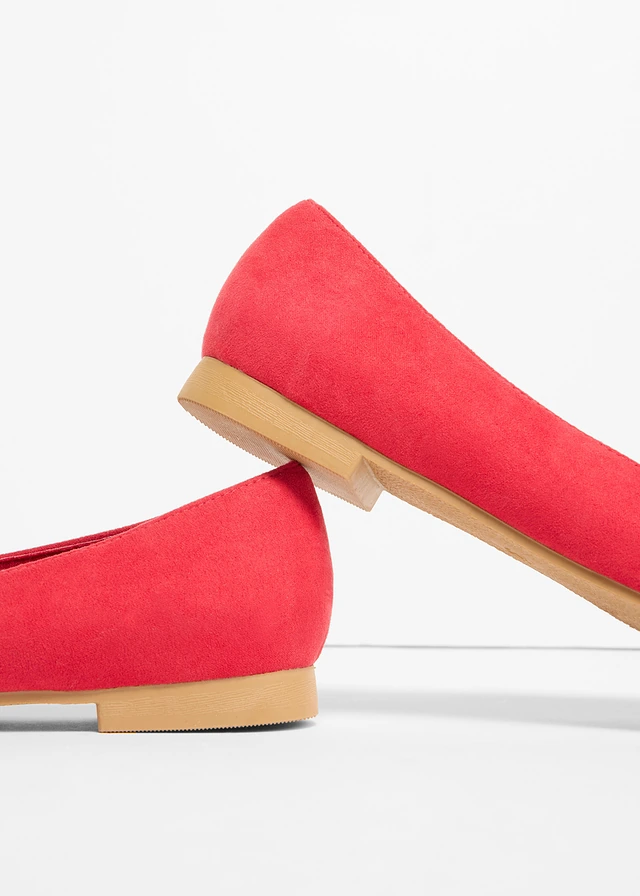 Loafers met gevlochten details, Kleur: rood