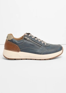 Sneakers van Rieker met een padded binnenzool, Kleur: donkerblauw