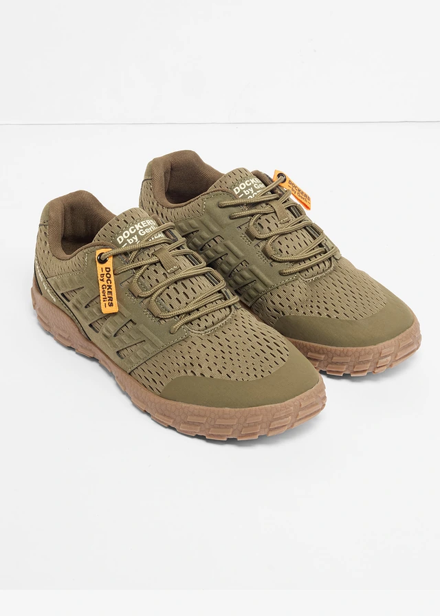 Dockers by Gerli barefoot schoenen met flexibele zool, Kleur: olijfgroen