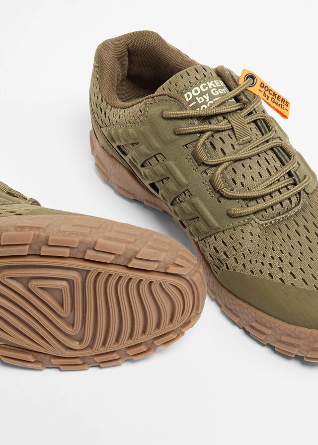 Dockers by Gerli barefoot schoenen met flexibele zool, Kleur: olijfgroen